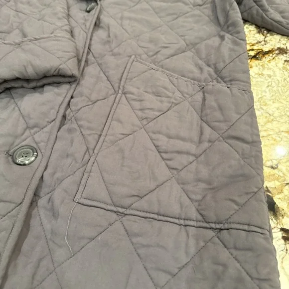 Free People Women's XS Oversized Gray Quilted Happy Day Dreamer Jacket - Picture 12 of 13